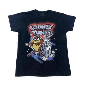 Looney Tunes Graphic Tee Thrifted Vintage Style Size M